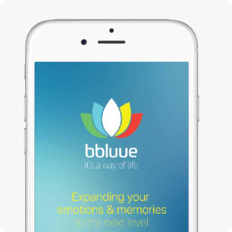 bbluue, emotional memories app